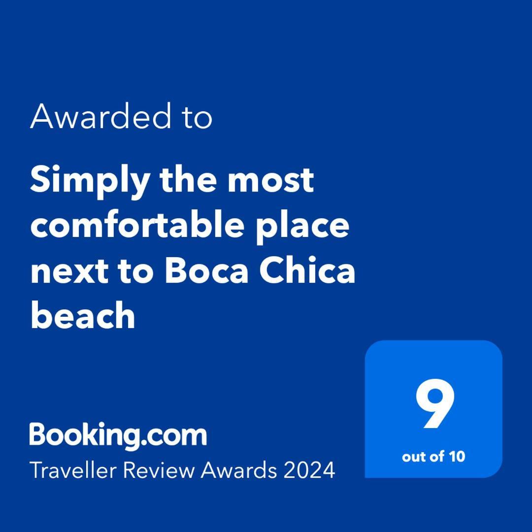 Simply The Most Comfortable Place Next To Boca Chica Beach Apartment Luaran gambar